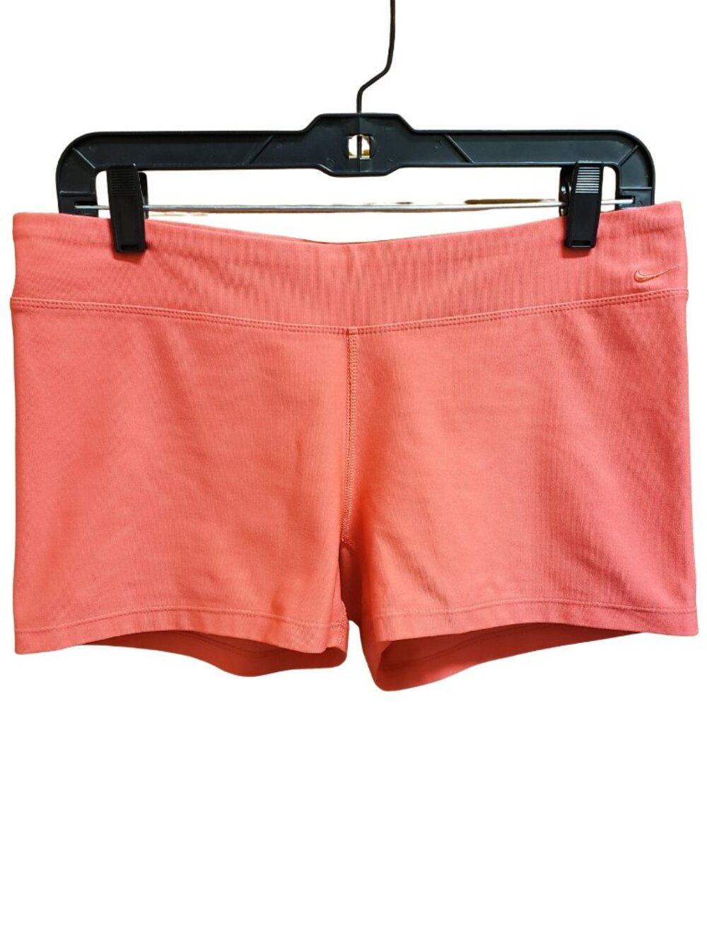 Nike Dri-FIT Women's Vibrant Coral Orange 3" Inseam Athletic Bike Shorts Size L